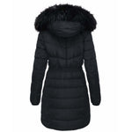 Spindle Women's Quilted Hooded Jacket Erica Black