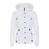 Spindle Womens Ladies Premium Quality Hooded Short Fur Parka Quilted Padded Puffer Coat | Zip Side Pockets | Luxurious Detachable Faux Fur on Hood | Zipped Inner Pocket