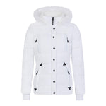 Spindle Womens Ladies Premium Quality Hooded Short Fur Parka Quilted Padded Puffer Coat | Zip Side Pockets | Luxurious Detachable Faux Fur on Hood | Zipped Inner Pocket