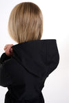 Spindle Womens Hooded Rain Jacket Mac Outdoor Windbreaker Lightweight Spring Summer Autumn Ladies Softshell Coat Adjustable Waist