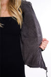 Womens Plain Black Hooded Gilet Body Warmer Padded Sherpa Borg Lined Zip Up Gilet Vest Basic Bodywarmer Short Sleeveless Jacket Zip Pockets