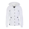 Spindle Womens Ladies Premium Quality Hooded Short Fur Parka Quilted Padded Puffer Coat | Zip Side Pockets | Luxurious Detachable Faux Fur on Hood | Zipped Inner Pocket