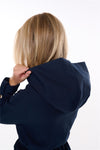 Spindle Womens Hooded Rain Jacket Mac Outdoor Windbreaker Lightweight Spring Summer Autumn Ladies Softshell Coat Adjustable Waist