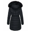 Spindle Women's Quilted Hooded Jacket Erica Black