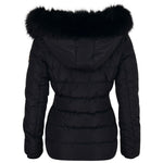 Spindle Short Parka Padded Puffer Coat Francesca Black