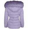 Spindle Short Parka Padded Puffer Coat Francesca Lilac